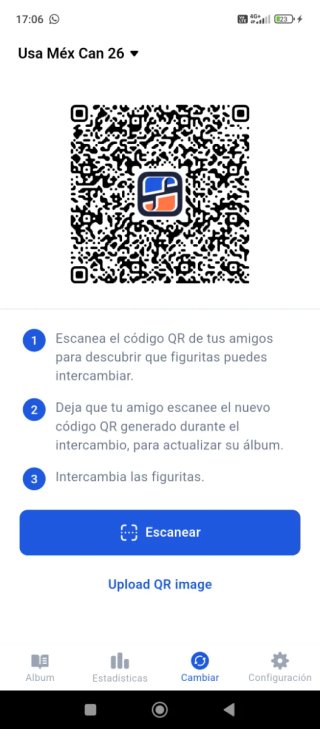 Cambio cromos Mundial 2026 Panini