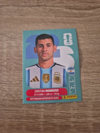 Cromo Panini Cristian Romero Mundial 2026