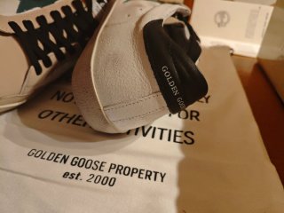Zapatillas Golden Goose Beige/Blanco.Talla 44
