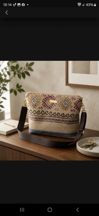 Bolso artesanal Zazu rojo