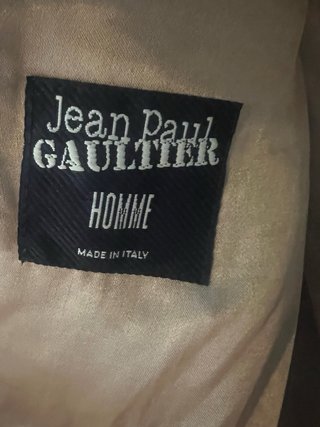 Abrigo Lana Jean Paul Gaultier