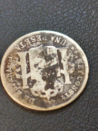 Moneda de 1 Peseta de Alfonso XIII 1901 de plata