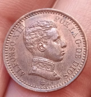 2 Monedas 2 Céntimos Alfonso XIII