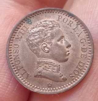 2 Monedas 2 Céntimos Alfonso XIII