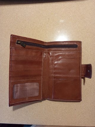 Billetera Pielnoble Marrón 11x19cm