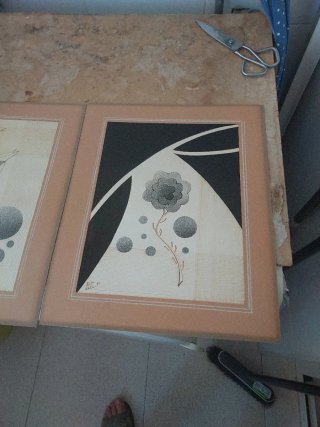 Litografía pintada a mano edición limitada