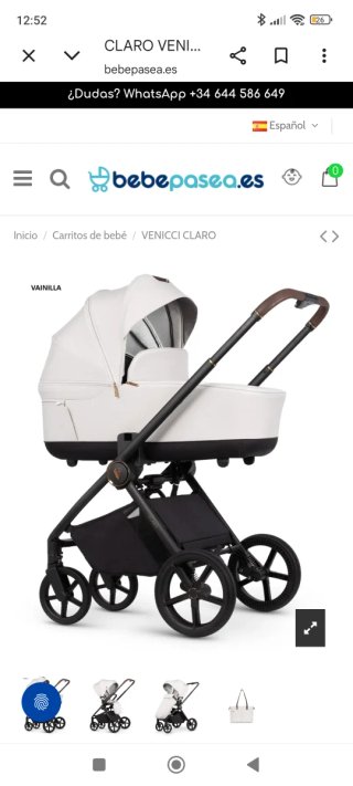 Carrito Bebé Venicci Claro Nuevo