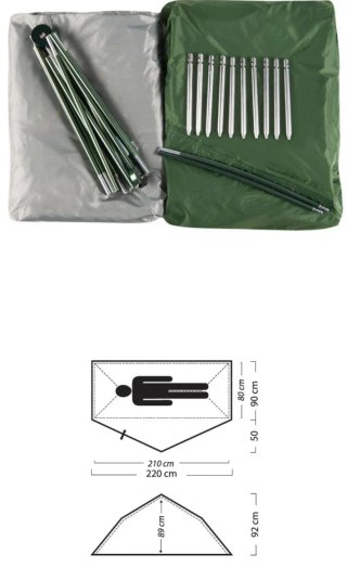 Tienda campaña Columbus Basalt 1 ultraligera