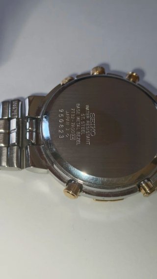 Reloj Seiko Cronógrafo Vintage 80s