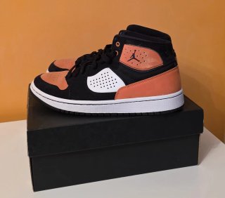 Nike Air Jordan Negro Naranja ORIGINALES