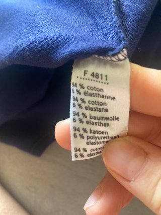 Canottiera Lacoste donna Blu Taglia L vintage