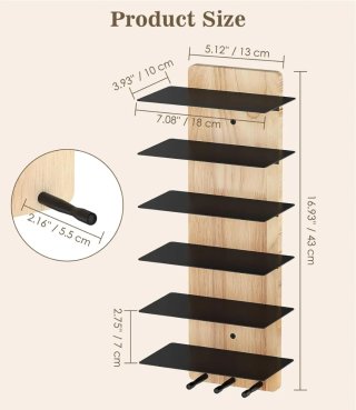 Soporte Pared Gafas y Llaves MoKo