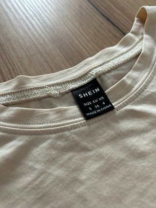 Camiseta crop talla S