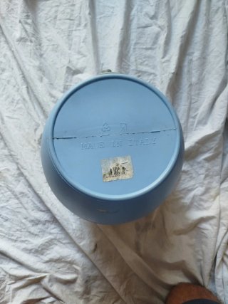 Termo/Nevera Portátil Azul y Gris botijo moderno l