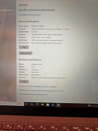 Microsoft Surface Laptop 1769 Táctil i5 8GB 256GB