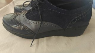 Zapatos Oxford La Halle azul oscuro/