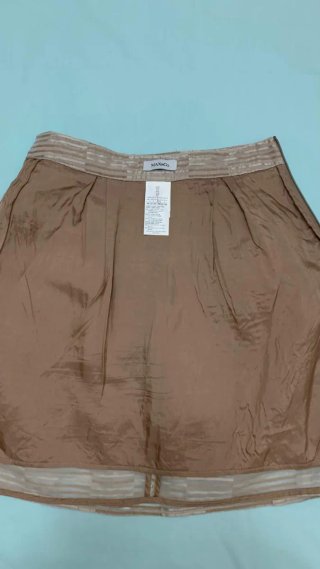 Gonna Max & Co tg 42 beige/bianco