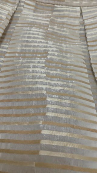 Gonna Max & Co tg 42 beige/bianco