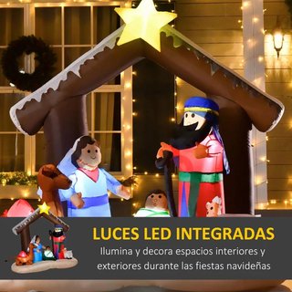 Nascita di Gesù Presepe Gonfiabile di Natale