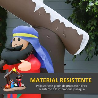 Nascita di Gesù Presepe Gonfiabile di Natale
