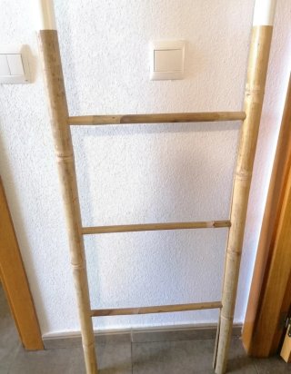 Escalera bambú