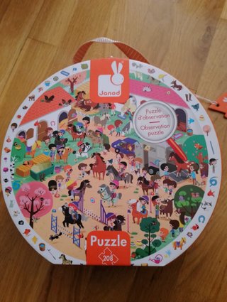 Puzzle Janod 208 piezas Granja