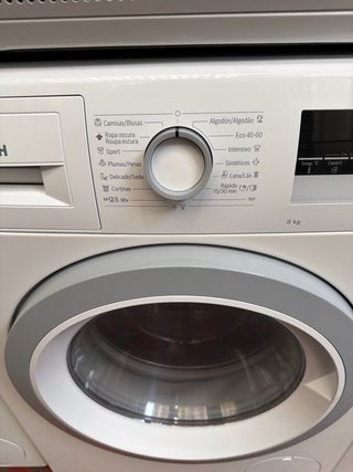 Lavadora Bosch 8Kg Blanca