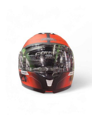 Casco Modular NZI Combi 3 Duo Negro Rojo