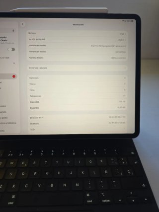 iPad Pro 12.9 4ª Gen + Teclado+Pencil