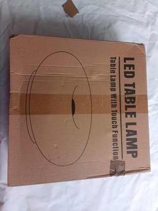 Lámpara Táctil Donut Naranja