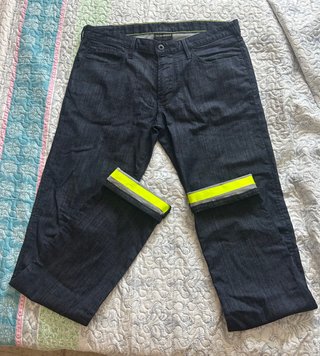 Pantalón Emporio Armani Azul Hombre Original
