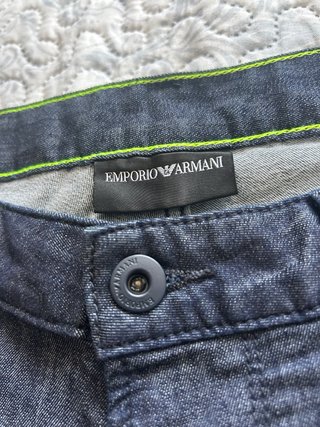 Pantalón Emporio Armani Azul Hombre Original