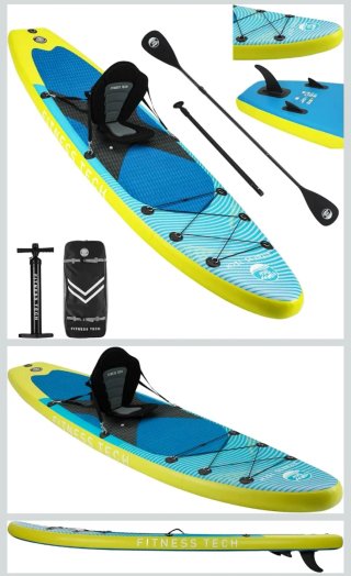 Tabla de pádel surf Fitness Tech inflable