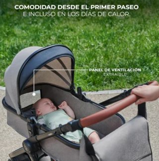 Kinderkraft ESME carrito bebé 3 en 1 i-Size beige