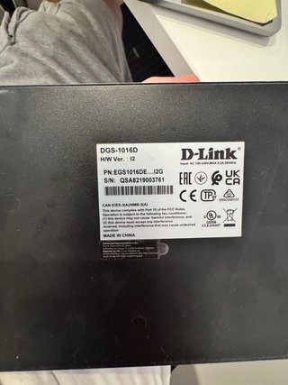 Switch D-Link DSG10116D Ethernet 16 Puertos