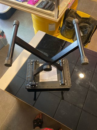 Taburete de piano plegable