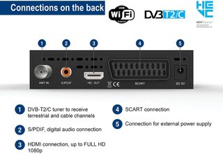 Edision receptor digital TDT PVR USB