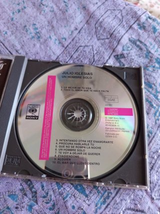 Julio Iglesias CD Un hombre solo