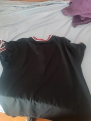Camiseta Chicago Bulls Negra Roja