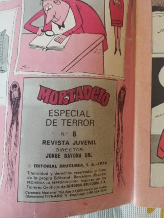 Revista juvenil de terror de 1976