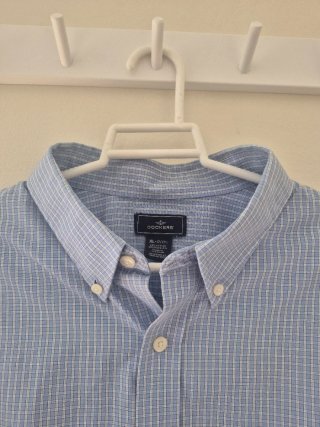Camisa Dockers XL Azul Cuadros