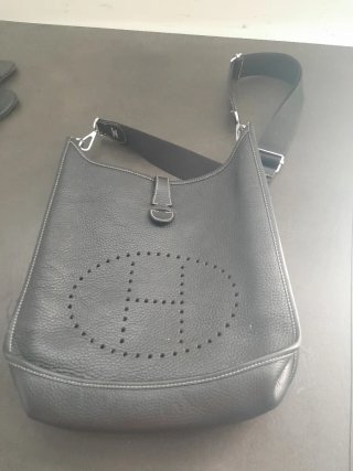 Borsa Hermes Vera Pelle Nera