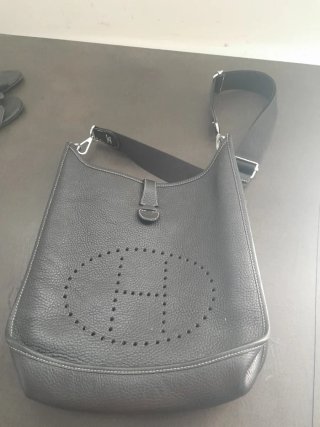 Borsa Hermes Vera Pelle Nera
