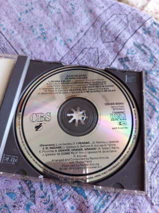 Julio Iglesias CD De niña a mujer