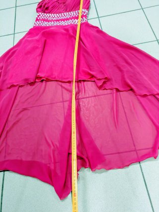 Incantevole abito elegante xs fucsia Milanoo.com