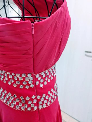 Incantevole abito elegante xs fucsia Milanoo.com
