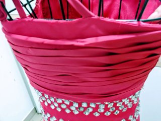 Incantevole abito elegante xs fucsia Milanoo.com