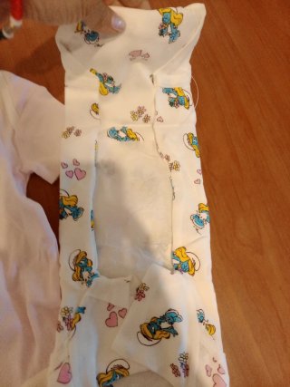 Due body bimba Puffetta Peyo Benetton