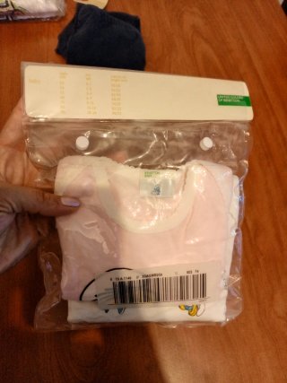 Due body bimba Puffetta Peyo Benetton