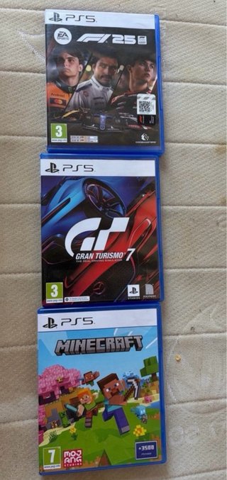 Consola Sony PS5 Blanca + 3 Juegos